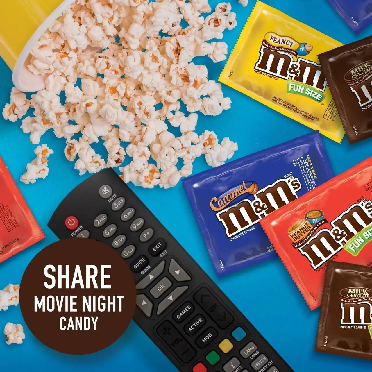 Alt view image 12 of 14 - M&M'S Fun-Size Milk Chocolate Candy Pack 19.41 oz. 35 Pieces (460668)