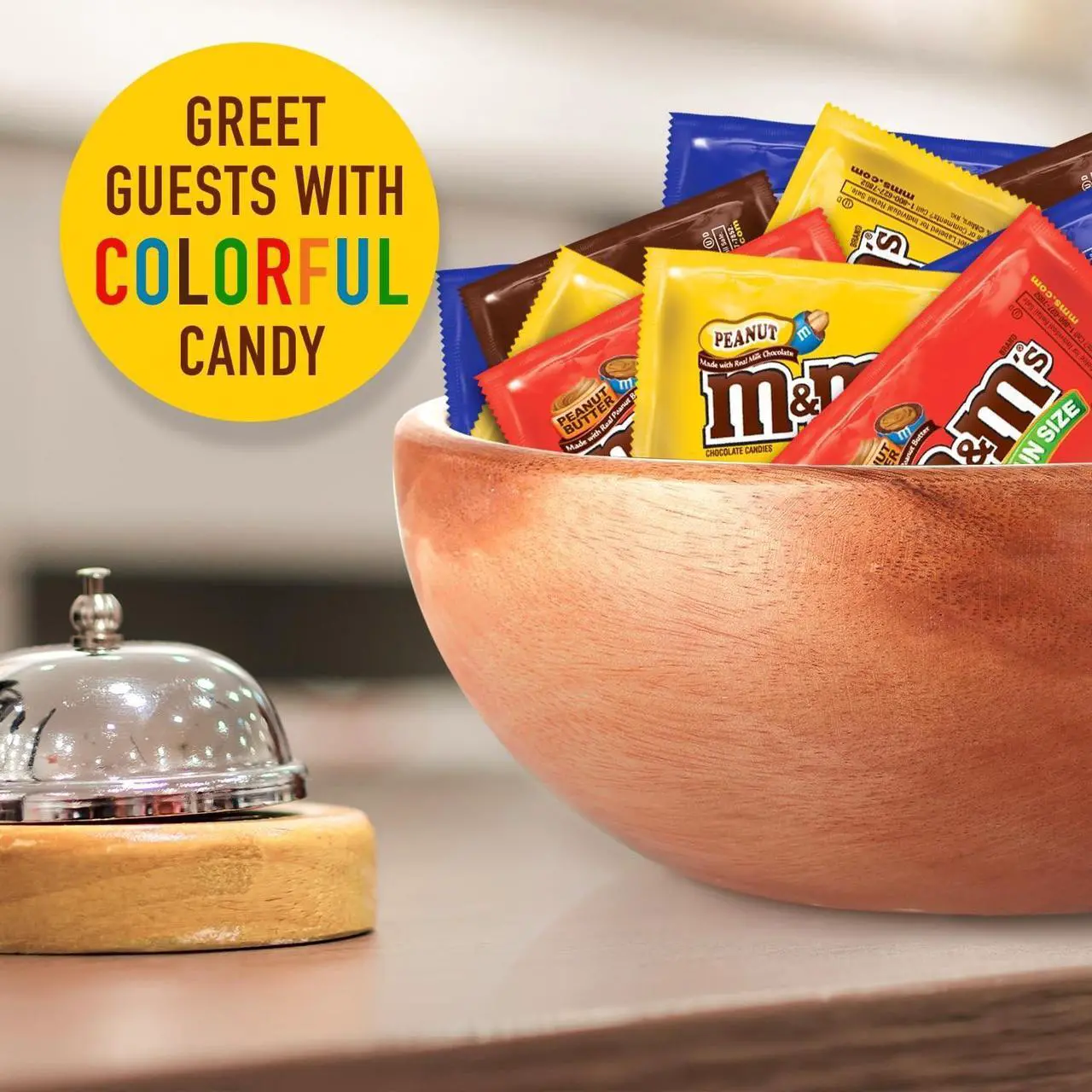Alt view image 13 of 14 - M&M'S Fun-Size Milk Chocolate Candy Pack 19.41 oz. 35 Pieces (460668)
