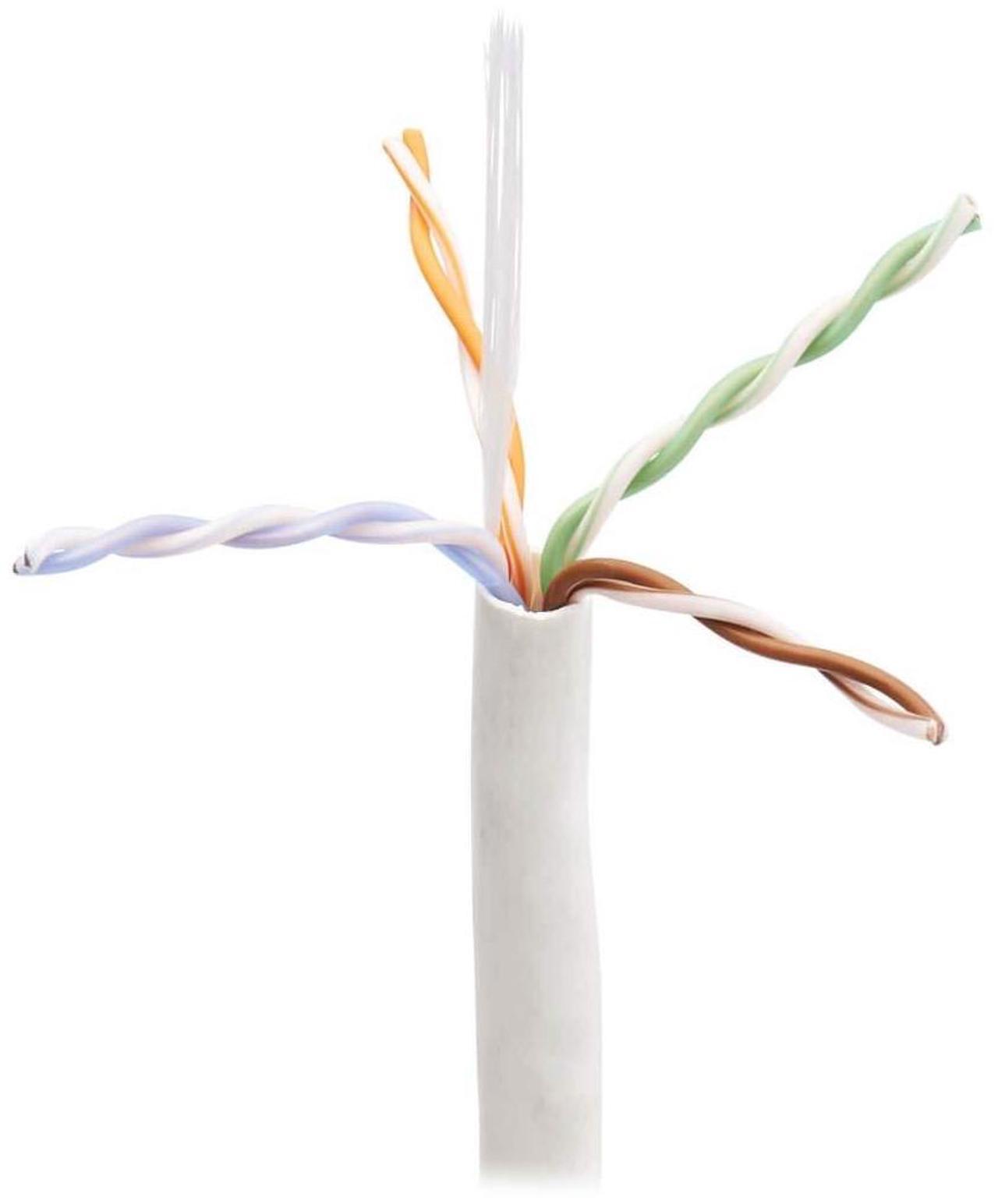 Alt view image 10 of 12 - Tripp Lite 1000ft Cat6 Bulk Ethernet Patch Cable Plenum White N22401KWHLP5