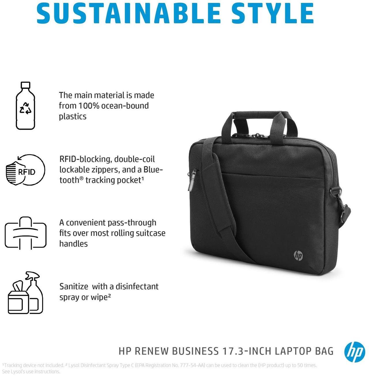 Alt view image 6 of 11 - HP Renew Carrying Case for 17.3