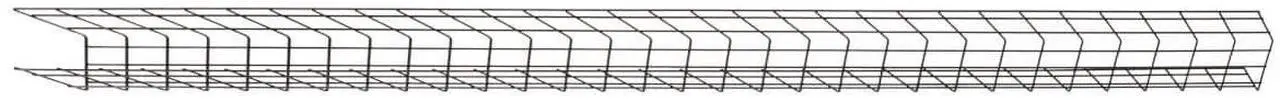 Alt view image 14 of 16 - Tripp Lite Wire Mesh Cable Tray 150x100x1500mm 2-Pack SRWB6410X2STR