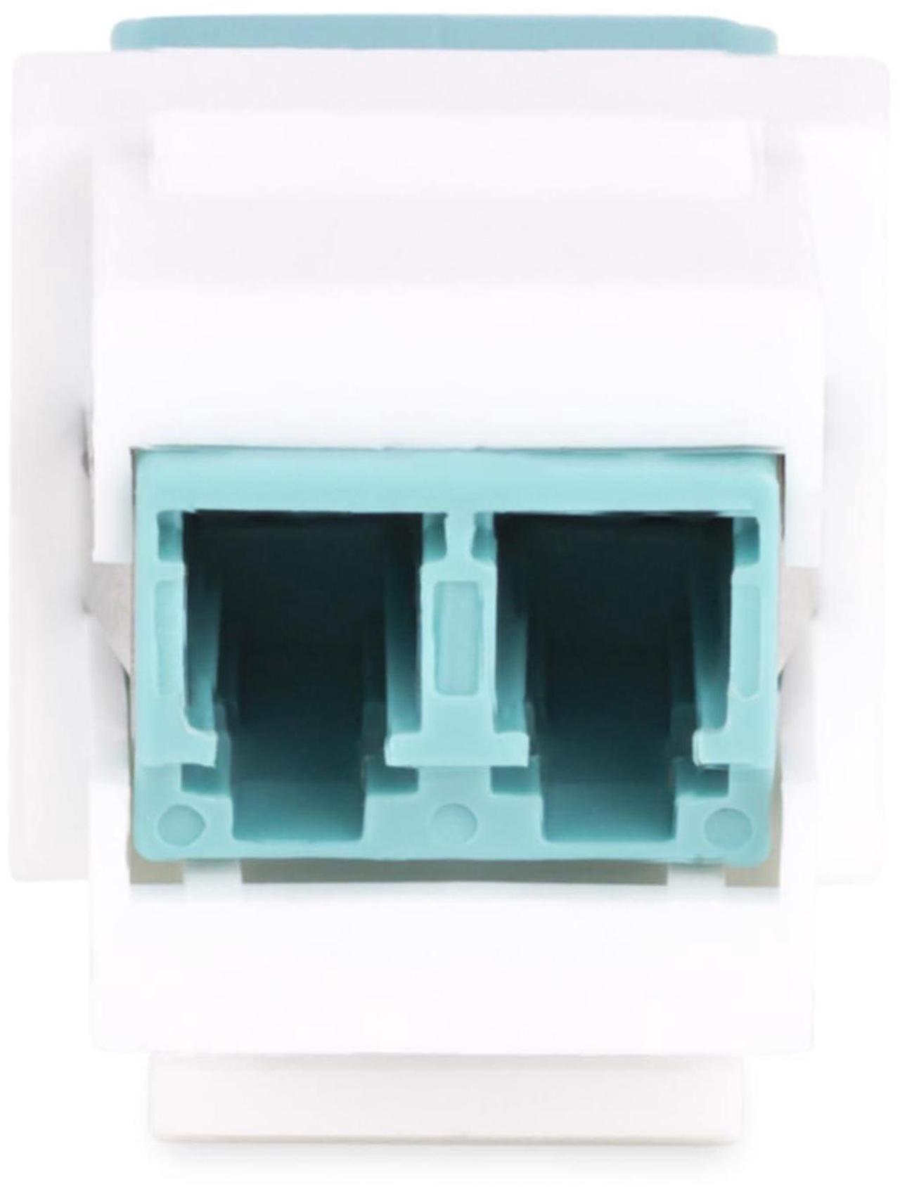 Alt view image 3 of 7 - StarTech LC to LC Coupler LC Fiber Coupler LC/UPC Duplex Keystone Jack Fiber Optic Keystone Coupler for Patch Panel