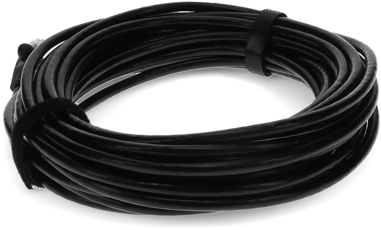 Alt view image 12 of 16 - AddOn Cat6 Straight UTP PVC Copper Patch Cable, 50ft - Black