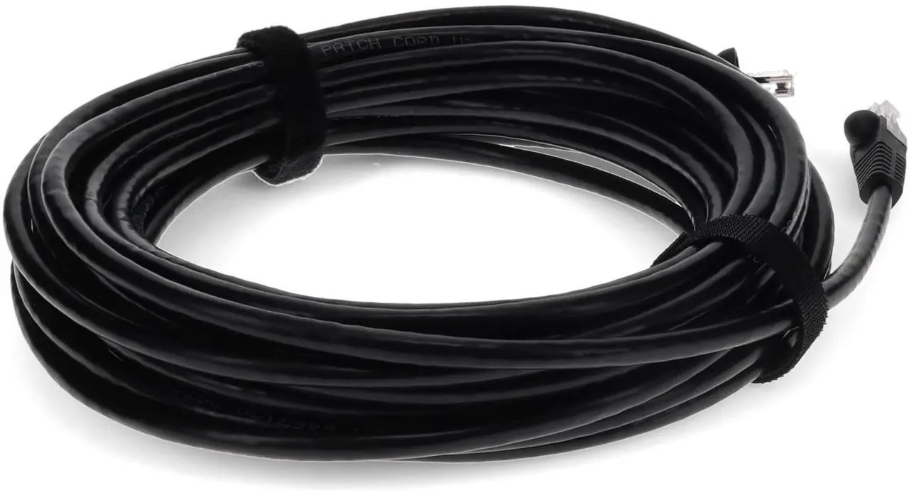 Alt view image 14 of 16 - AddOn Cat6 Straight UTP PVC Copper Patch Cable, 50ft - Black