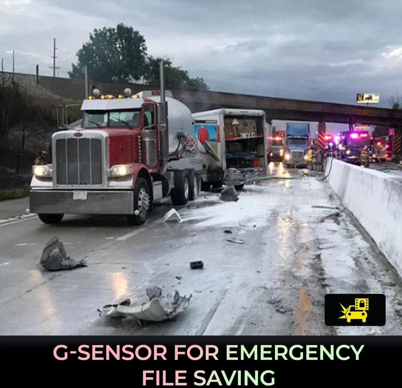 Alt view image 19 of 20 - GekoGear 4 Channel 1080P Dash Cam For Trucks With a 10.1" IPS Screen
