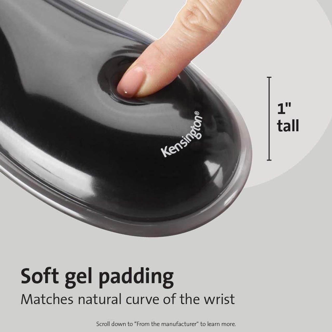 Alt view image 9 of 13 - Kensington Duo Gel Mouse Pad Wrist Rest K62399US