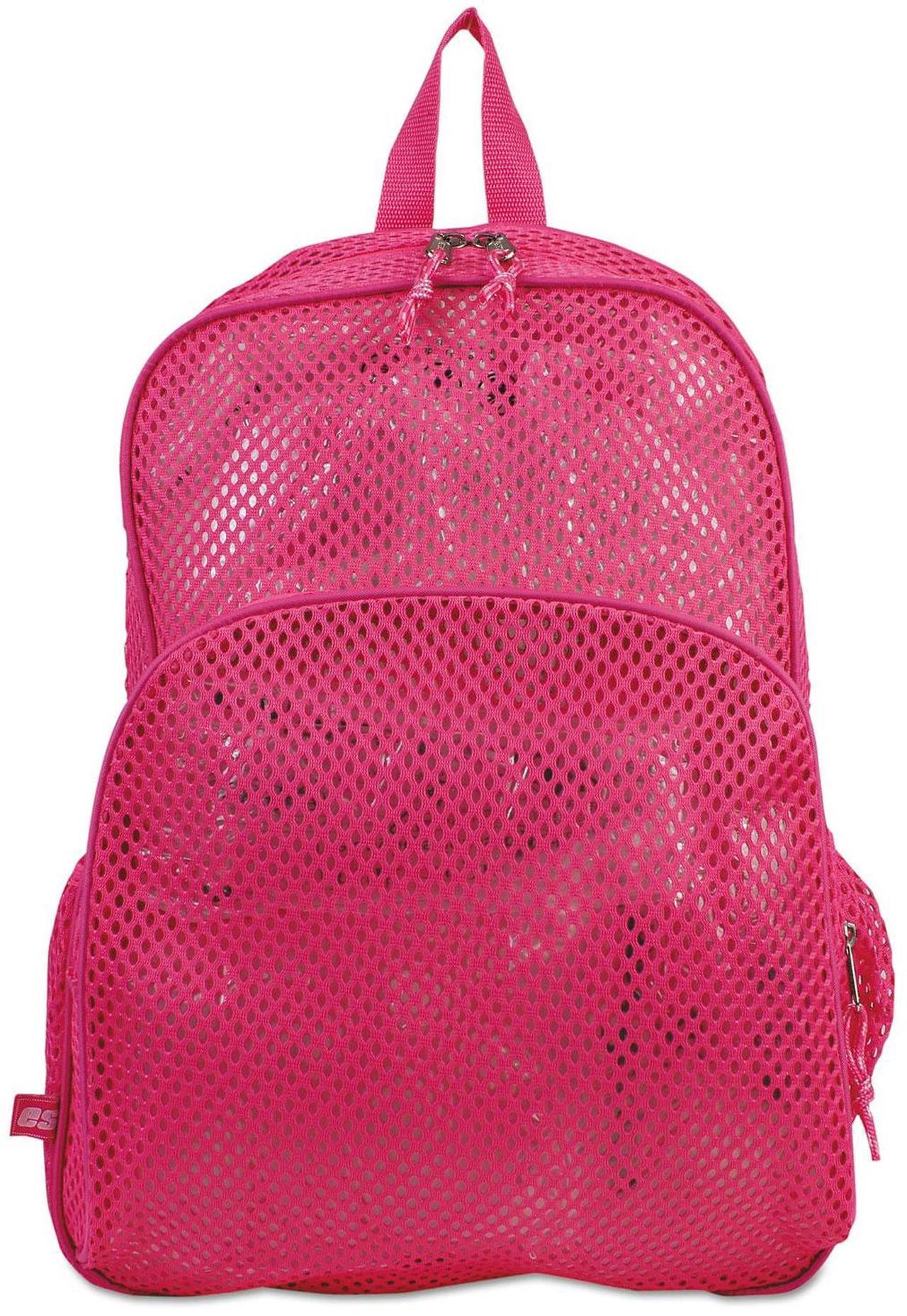 Alt view image 2 of 7 - Eastsport 113960BJENR Mesh Backpack, 12 x 5 x 18, Pink