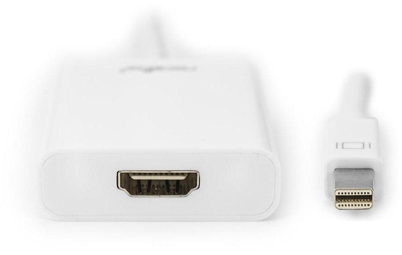 Alt view image 13 of 15 - Rocstor Y10A105-W1 Rocstor Mini DisplayPort/HDMI Audio/Video Adapter - Cable Length: 5.9" - Mini DisplayPort/HDMI for Projector, Monitor, MacBook, MacBook Air, MacBook Pro, Mac mini, Ultrabook,