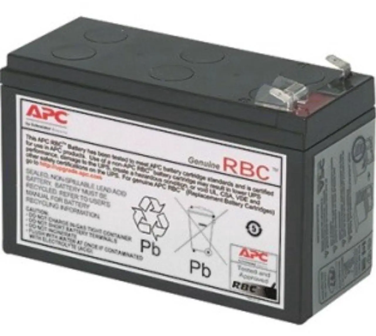 Alt view image 8 of 9 - Apc By Schneider Electric Replacement Battery Cartridge #154