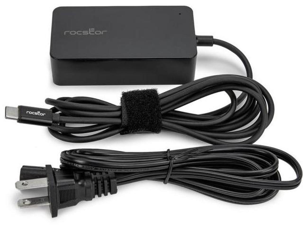 Alt view image 8 of 10 - Rocstor 45W Smart USB-C Laptop Power Adapter Charger - Compatible and perfect fit for Dell, HP®, Lenovo®, Microsoft® Surface®(23W, 24W) Power Supply, Apple