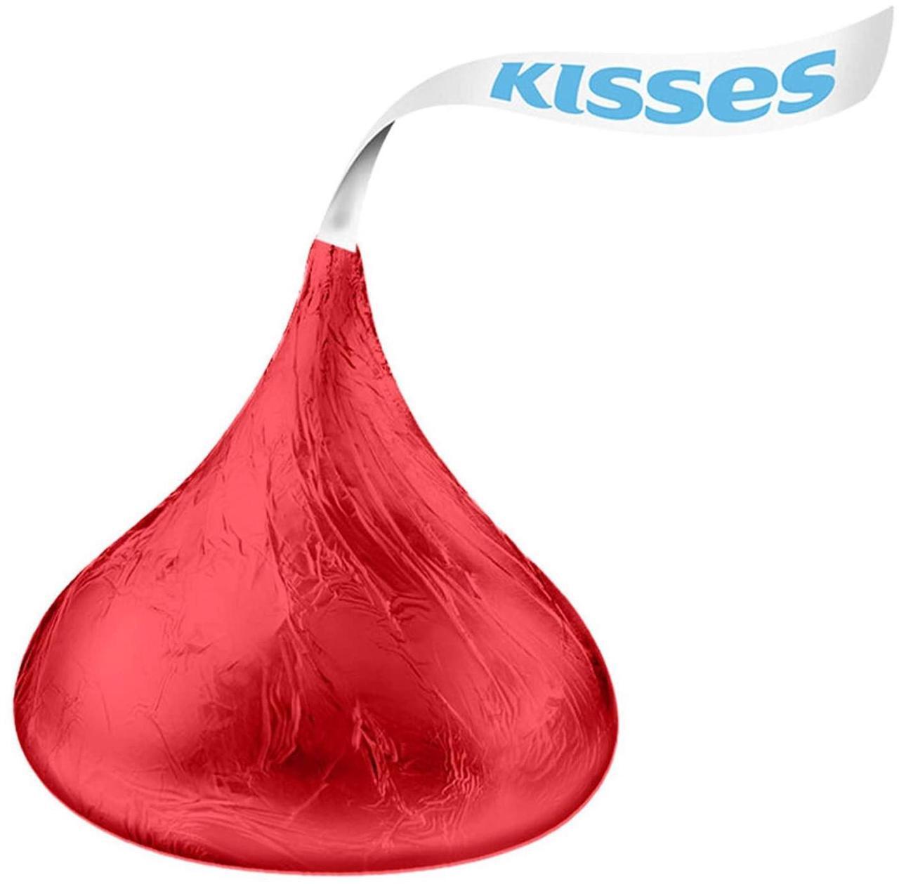 Alt view image 2 of 5 - KISSES Milk Chocolate Red Wrappers 66.7 oz Bag HEC60286