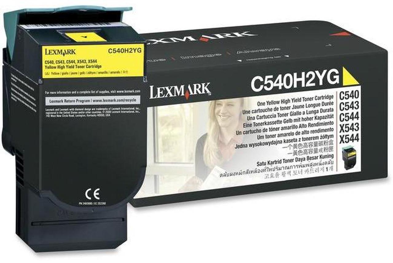 Alt view image 7 of 12 - C540h2yg High-Yield Toner, 2000 Page-Yield, Yellow