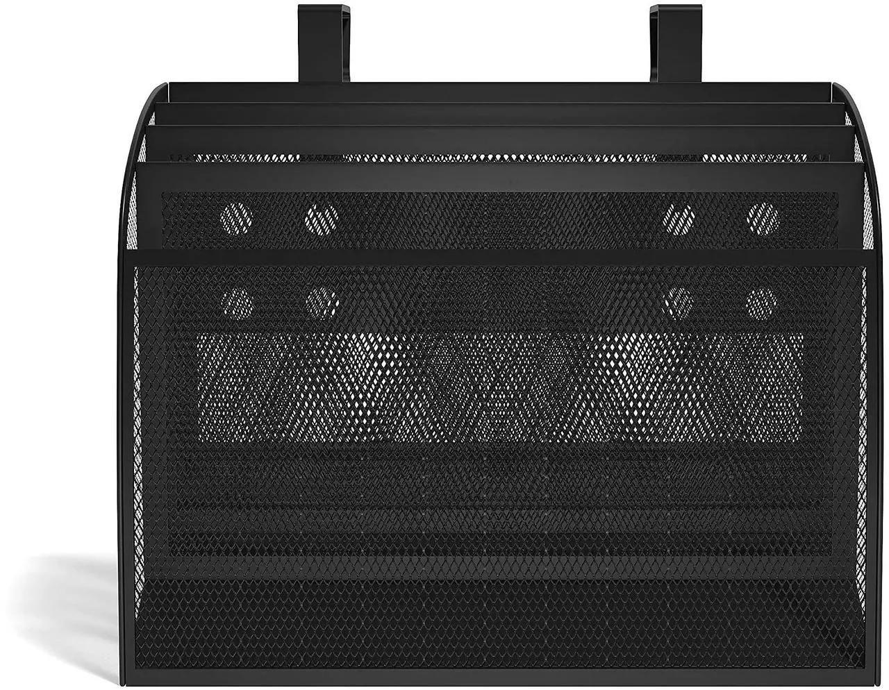 Alt view image 4 of 4 - TruRed Wire Mesh Document Organizer 4 Section Letter Matte Black TR57581CC