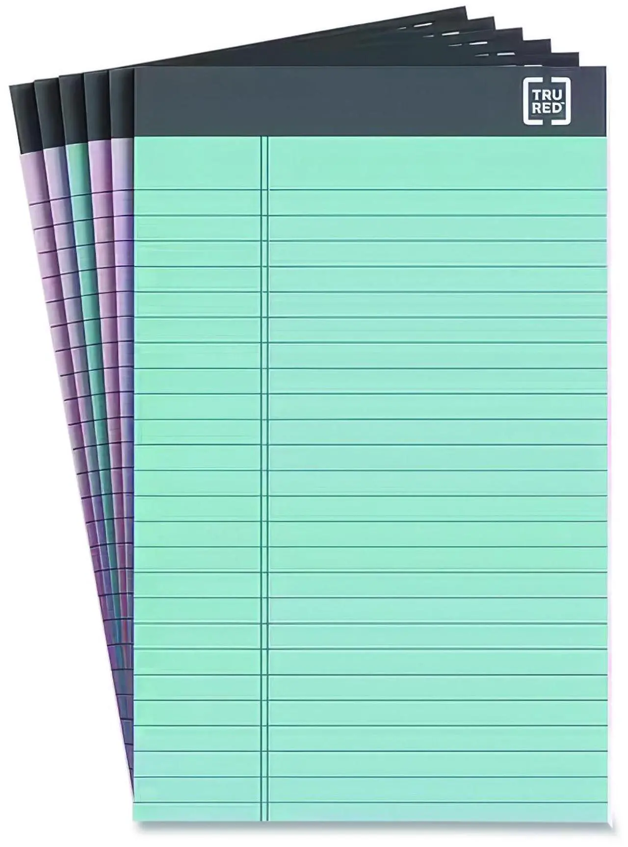 Alt view image 4 of 15 - TRU RED Notepads 5" x 8" Narrow Ruled Pastels 50 Sheets/Pad TR57356