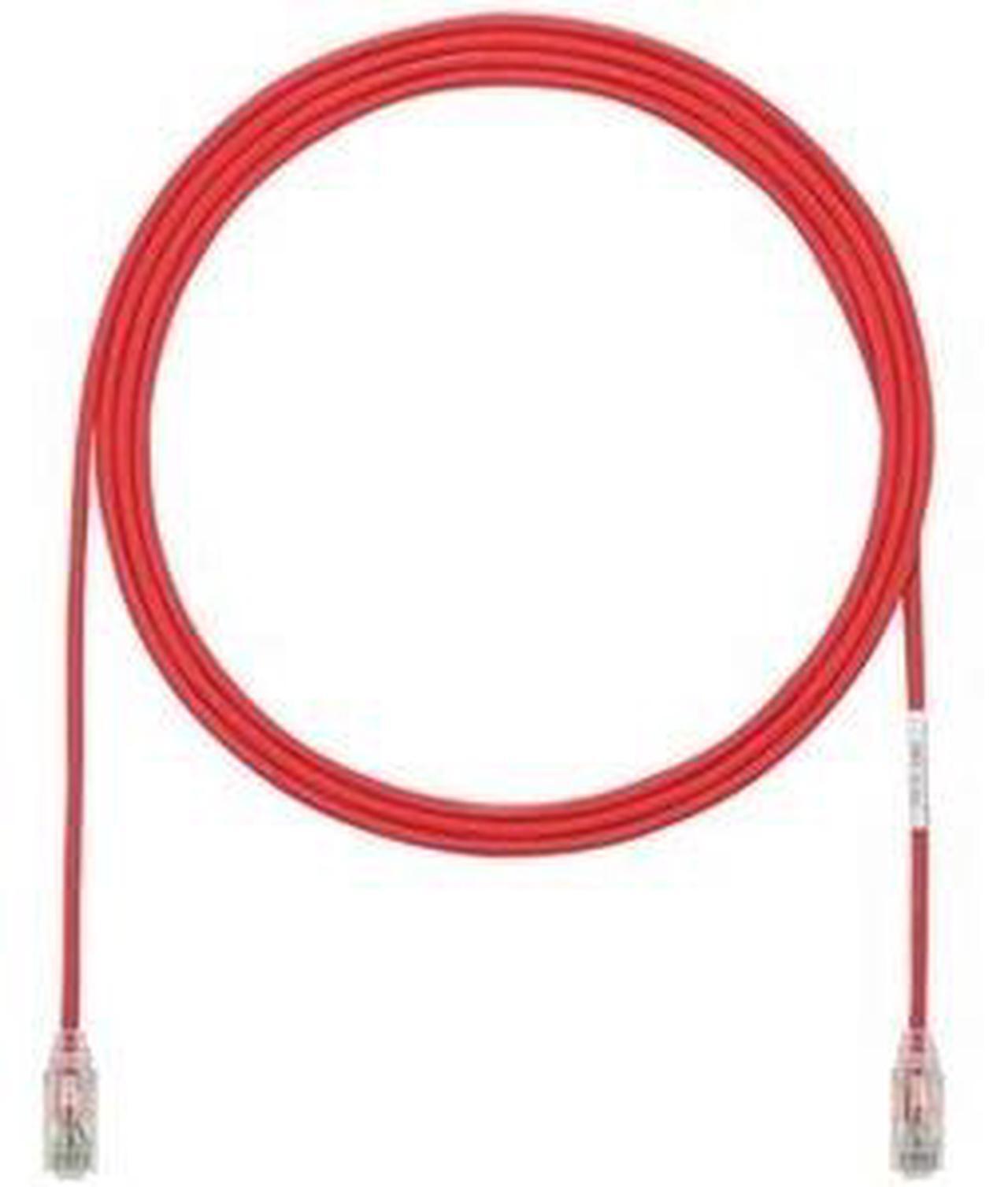 Alt view image 6 of 7 - Panduit UTP28SP7RD 7 ft. Cat 6 Red Cable EA CU PC 28 AWG UTP