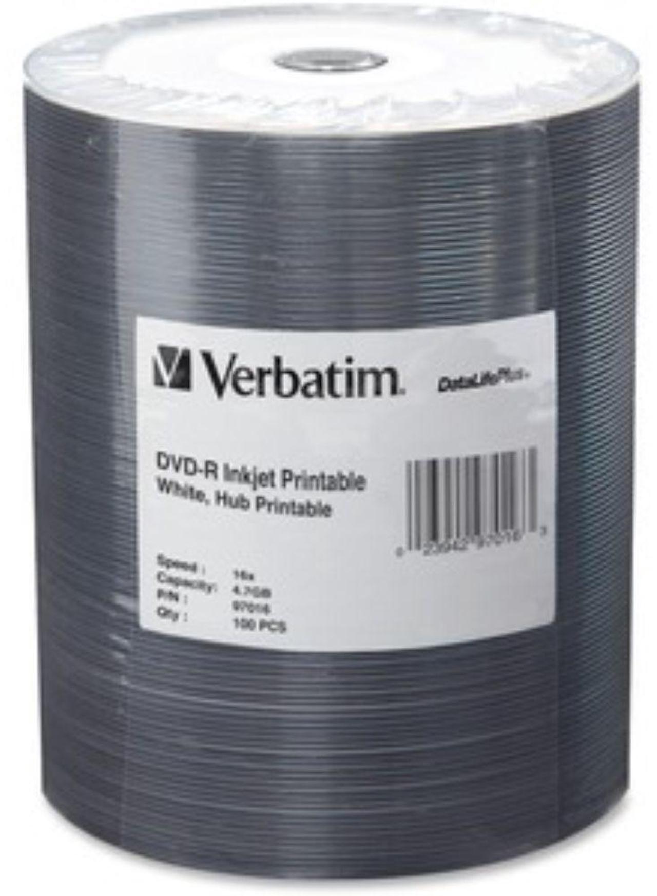 Alt view image 5 of 9 - VERBATIM CORPORATION 97016 100PK DVD-R 16X 4.7GB WHITE