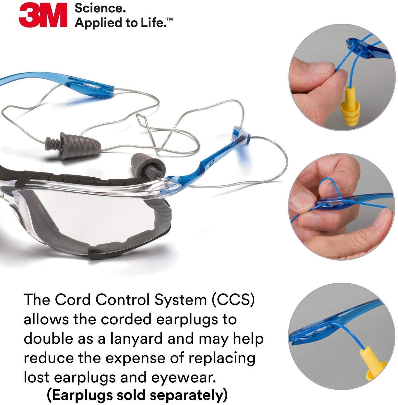 Alt view image 7 of 8 - 3M Occupational Health & Env Safety Protective Eyewear Clear 118720000020