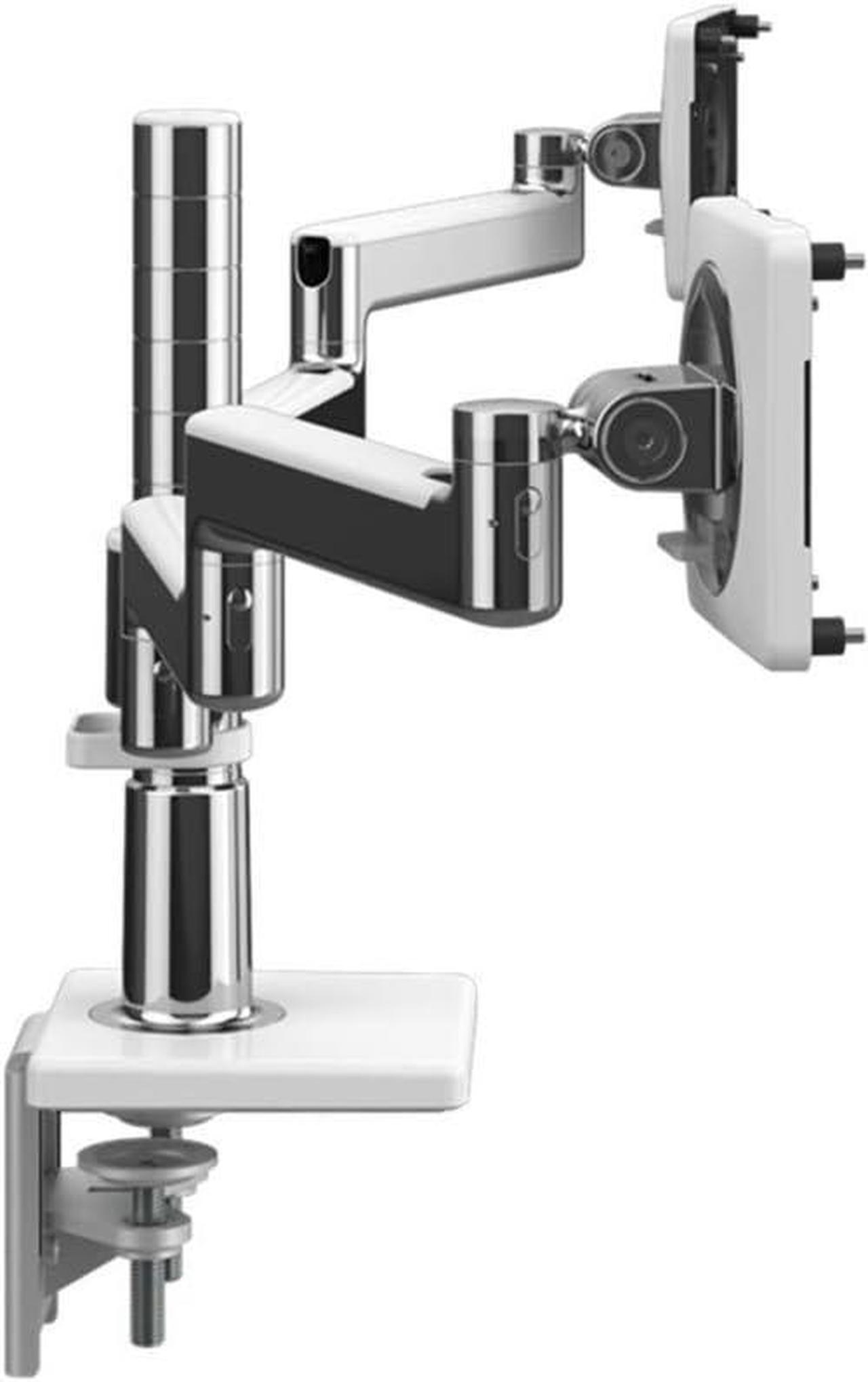 Alt view image 2 of 3 - Humanscale MFlex M2.1 Dual Monitor Mount Silver with Gray X22TBS