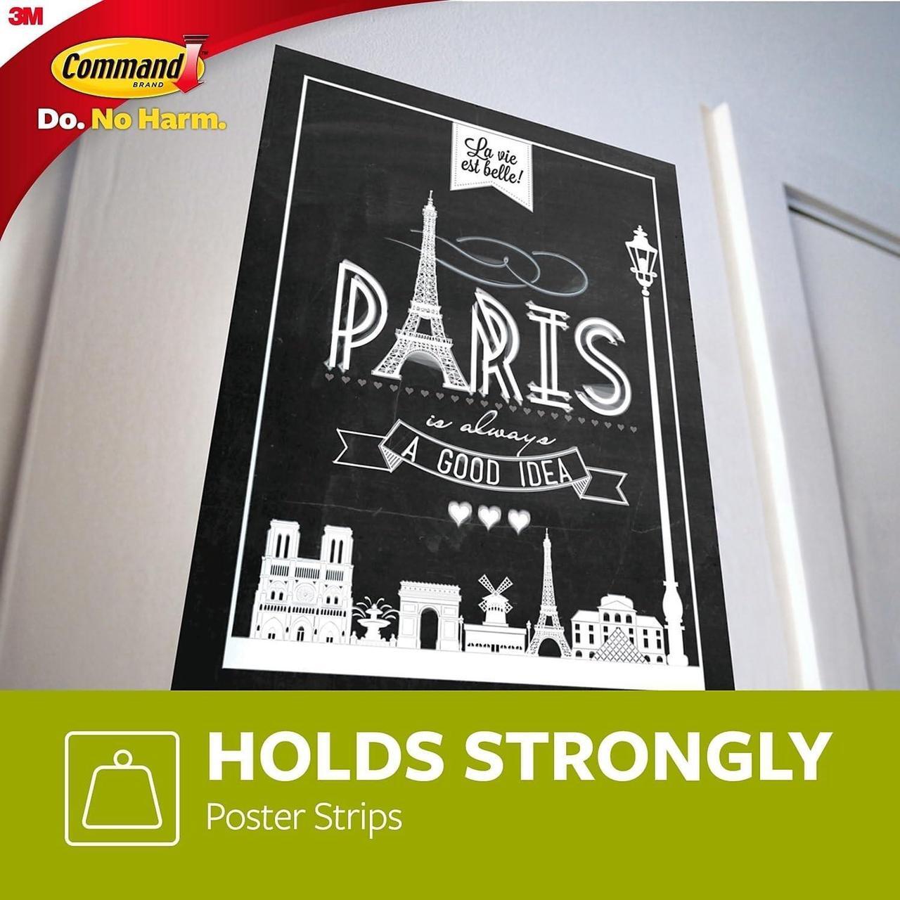 Alt view image 14 of 14 - Command Small Poster Strips 104 Strips/Pack (17024-104NA) 17024104NA