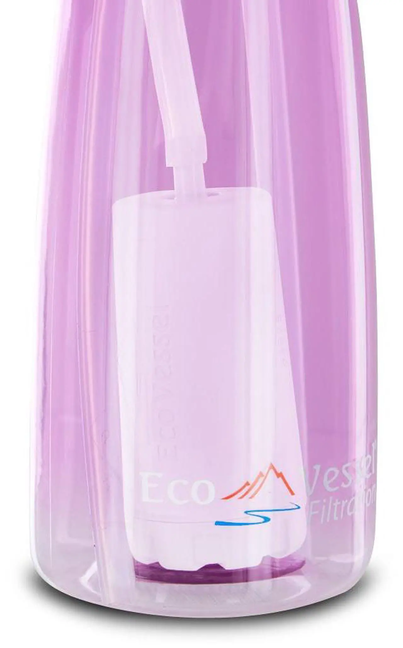 Alt view image 2 of 5 - Aqua Vessel Ultra Lite Tritan 25oz Filtration Bottle - 100 Gallon Filter, Violet
