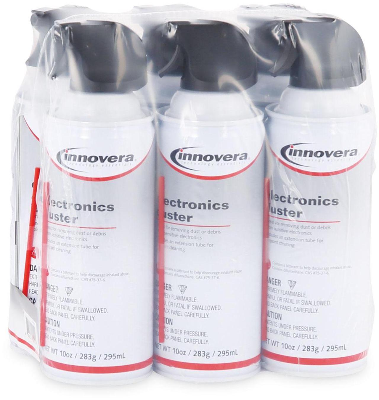 Alt view image 3 of 8 - Compressed Air Duster Cleaner, 10 oz Can, 6/Pack 10016