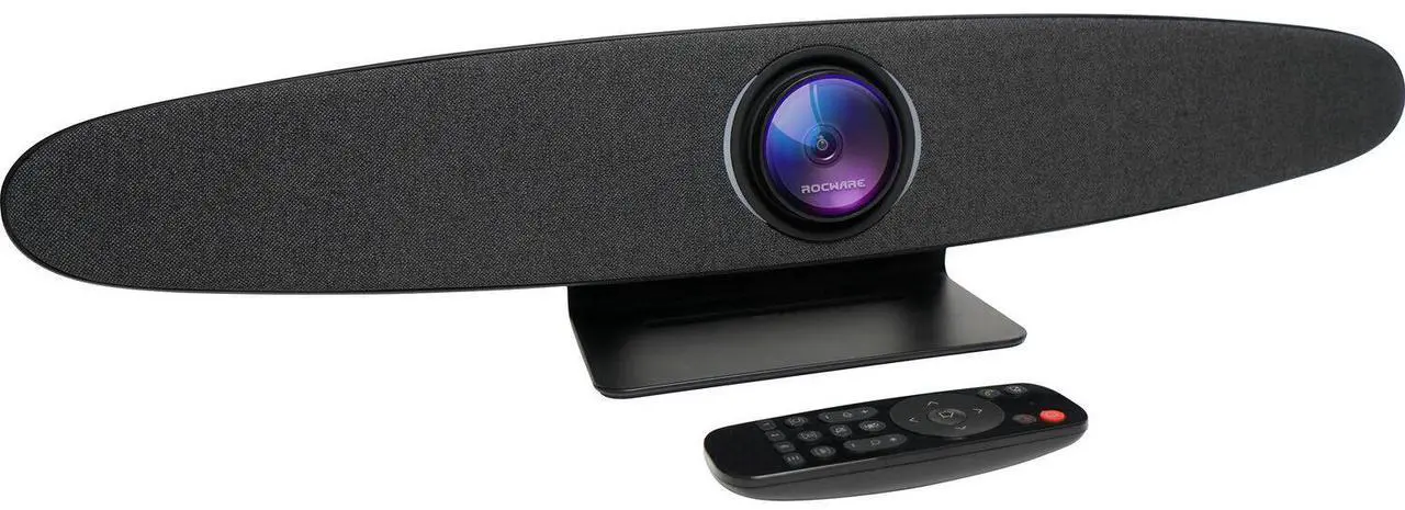 Alt view image 14 of 16 - ROCWARE RC10 Video Conferencing Camera - USB 3.0 Type C - 4K - 3840 x 2160 Video - CMOS Sensor - 121° Angle - Wall - 5x Digital Zoom - Microphone - Wireless LAN - TV - PTZ, Plug & Play, Bu