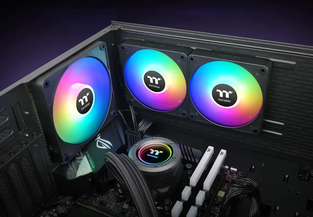 Alt view image 11 of 16 - Thermaltake CT140 EX ARGB Sync PC Cooling Fan 3-Fan Pack 3 Pack CLF182PL14SWA