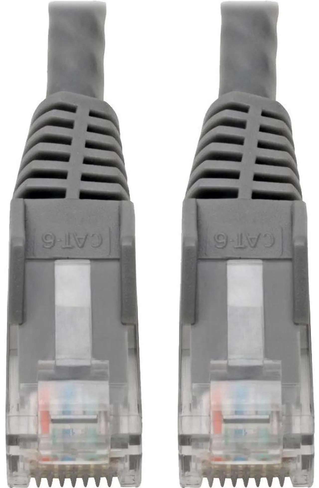 Alt view image 10 of 18 - Tripp Lite N201-06N-GY Premium Cat6 Gigabit Snagless Molded Utp Patch Cable, 24 Awg, 550 Mhz/1 Gbps (Rj45 M/M) , Gray, 6 In. - Patch Cable - Rj-45 (M) To Rj-45 (M) - 5.9 In - Utp - Cat 6 - Ieee 802.3