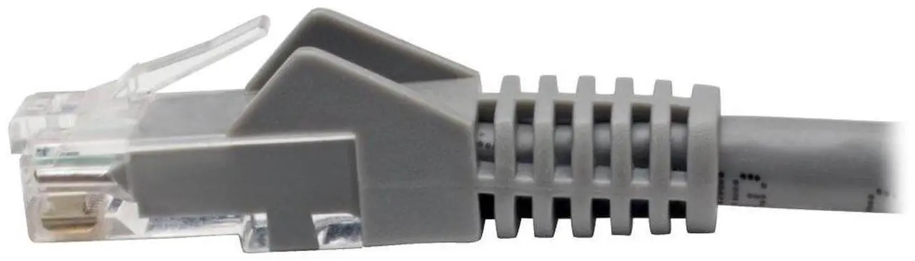 Alt view image 15 of 18 - Tripp Lite N201-06N-GY Premium Cat6 Gigabit Snagless Molded Utp Patch Cable, 24 Awg, 550 Mhz/1 Gbps (Rj45 M/M) , Gray, 6 In. - Patch Cable - Rj-45 (M) To Rj-45 (M) - 5.9 In - Utp - Cat 6 - Ieee 802.3