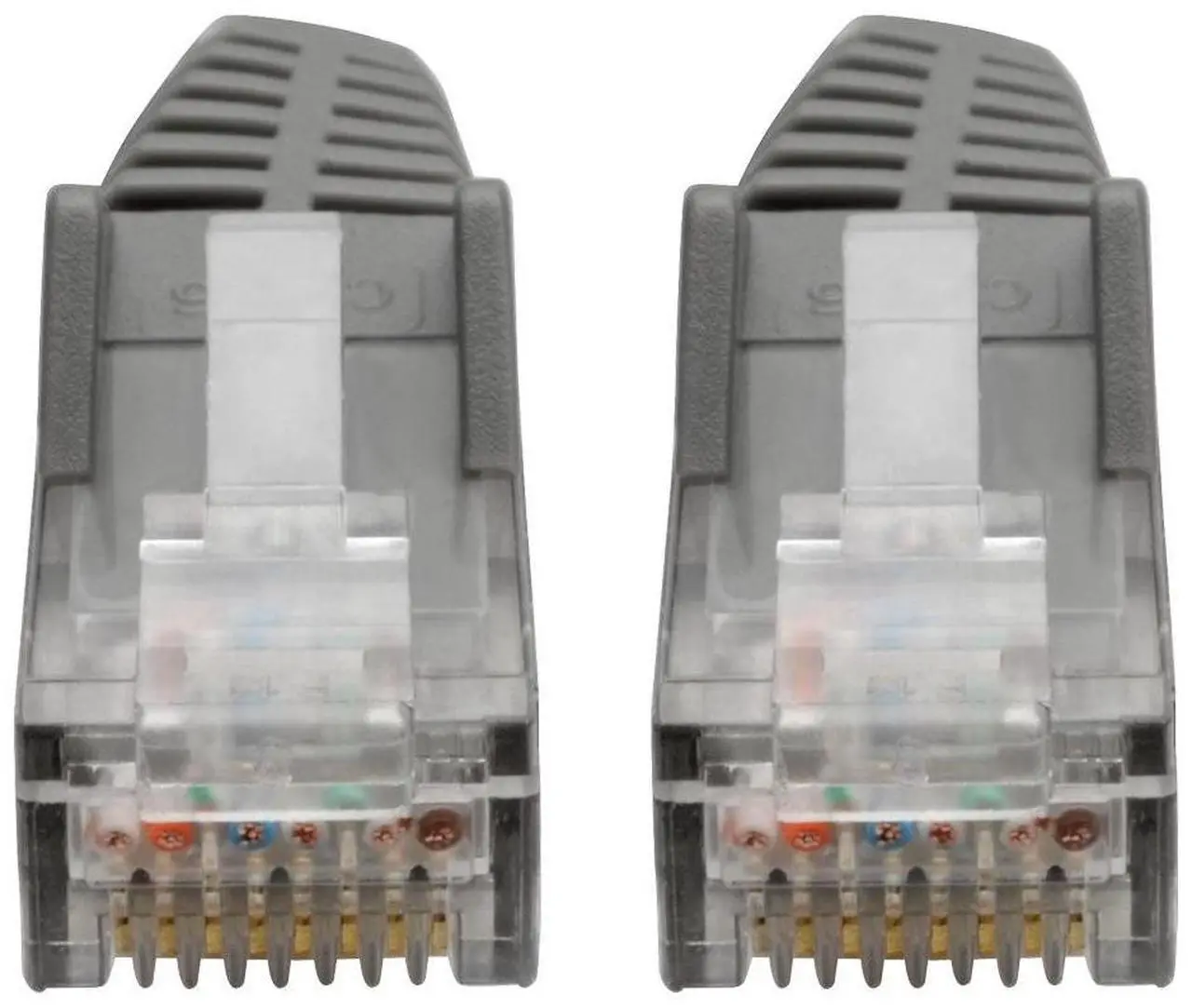Alt view image 18 of 18 - Tripp Lite N201-06N-GY Premium Cat6 Gigabit Snagless Molded Utp Patch Cable, 24 Awg, 550 Mhz/1 Gbps (Rj45 M/M) , Gray, 6 In. - Patch Cable - Rj-45 (M) To Rj-45 (M) - 5.9 In - Utp - Cat 6 - Ieee 802.3