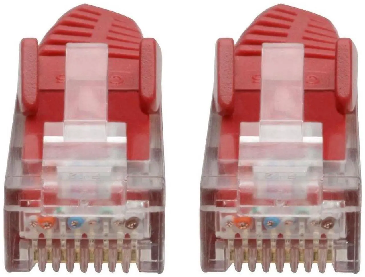 Alt view image 18 of 20 - Tripp Lite N201-06N-RD Premium Cat6 Gigabit Snagless Molded Utp Patch Cable, 24 Awg, 550 Mhz/1 Gbps (Rj45 M/M) , Red, 6 In. - Patch Cable - Rj-45 (M) To Rj-45 (M) - 5.9 In - Utp - Cat 6 - Ieee 802.3A
