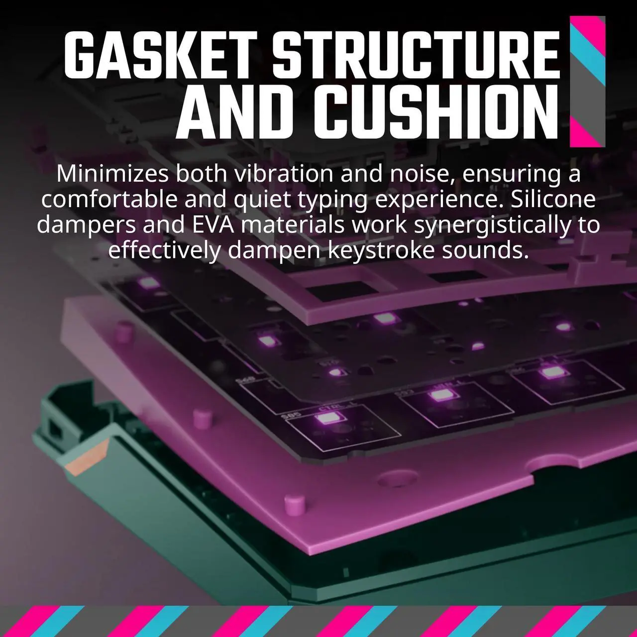 Alt view image 13 of 16 - Cooler Master MK770 Gaming KeyBoard MK770MCKR1US
