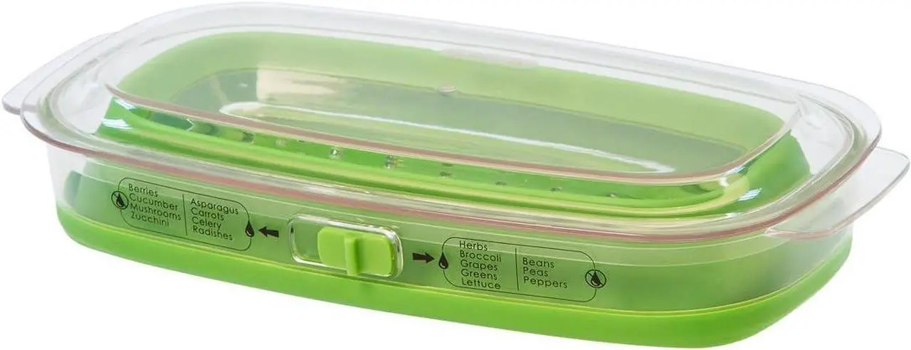 Alt view image 2 of 7 - Progressive 2 Quart Collapsible Mini Produce Keeper - LKS-09