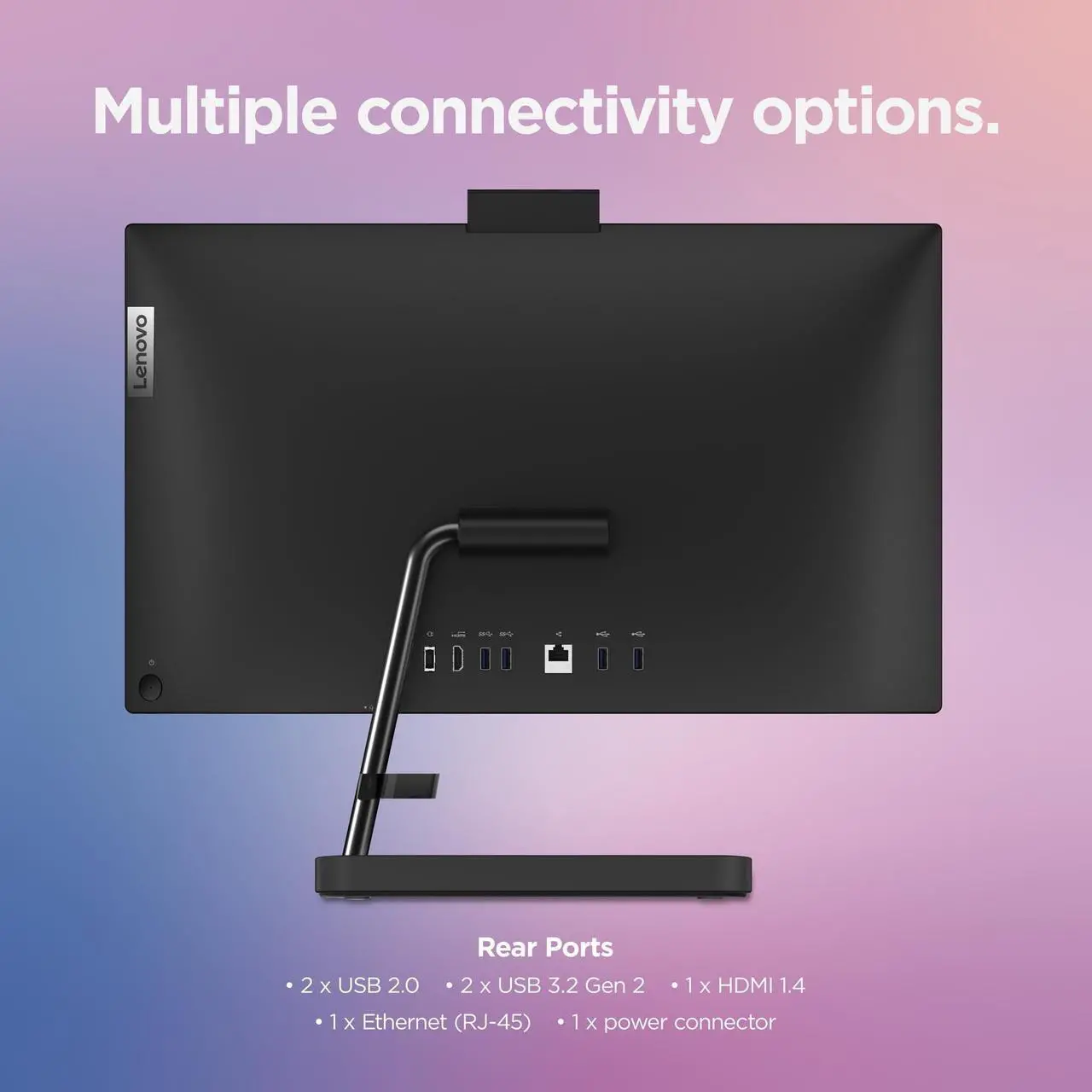 Alt view image 7 of 9 - Lenovo IdeaCentre AIO 3i - (2023) - All in One Desktop - PC Computer - Mouse & Keyboard Included - 21.5" FHD Display - Windows 11-8GB Memory - 256GB Storage - Intel Core i3-1215U