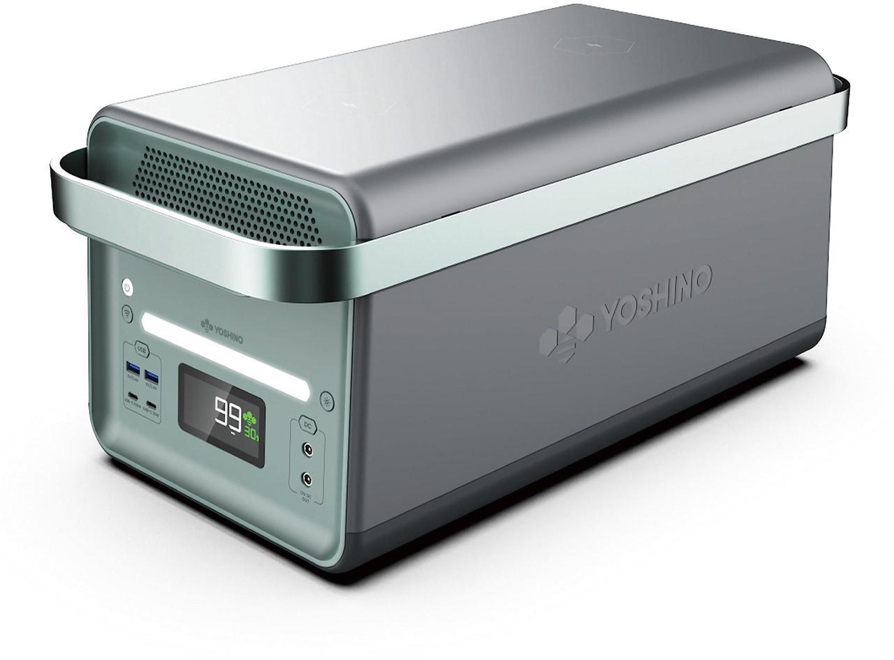 Alt view image 8 of 14 - Yoshino Solid-State Portable Power Station, Push-Button Start Battery Generator 2,611Wh, 4,000W /6,000W Peak, Solar Optional Generator, Expandable, Off-Grid, RV, UPS Backup Battery
