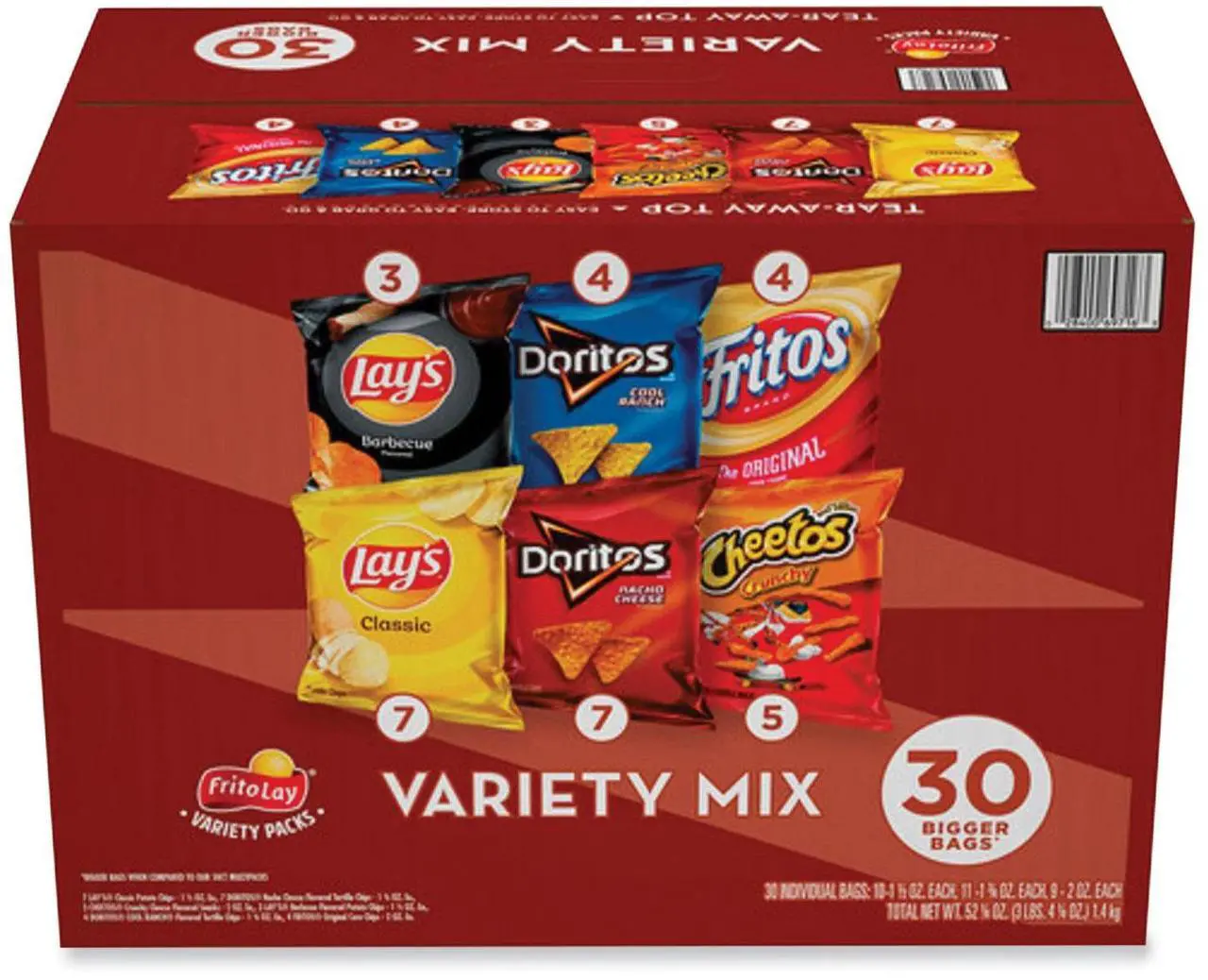 Alt view image 7 of 7 - Frito Lay Gluten Free Variety Corn Chips 30 Bags/Pack (798149) 70227