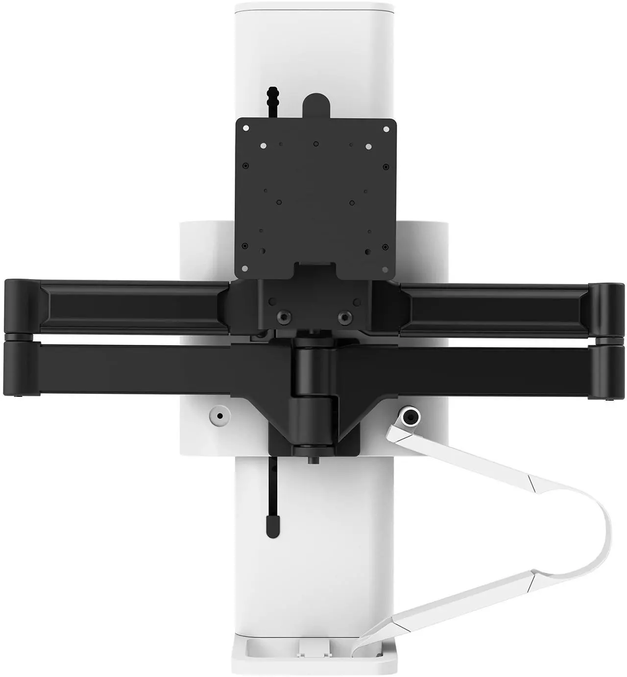 Alt view image 11 of 13 - Ergotron TRACE Desk Mount for Monitor LCD Display White 45630216
