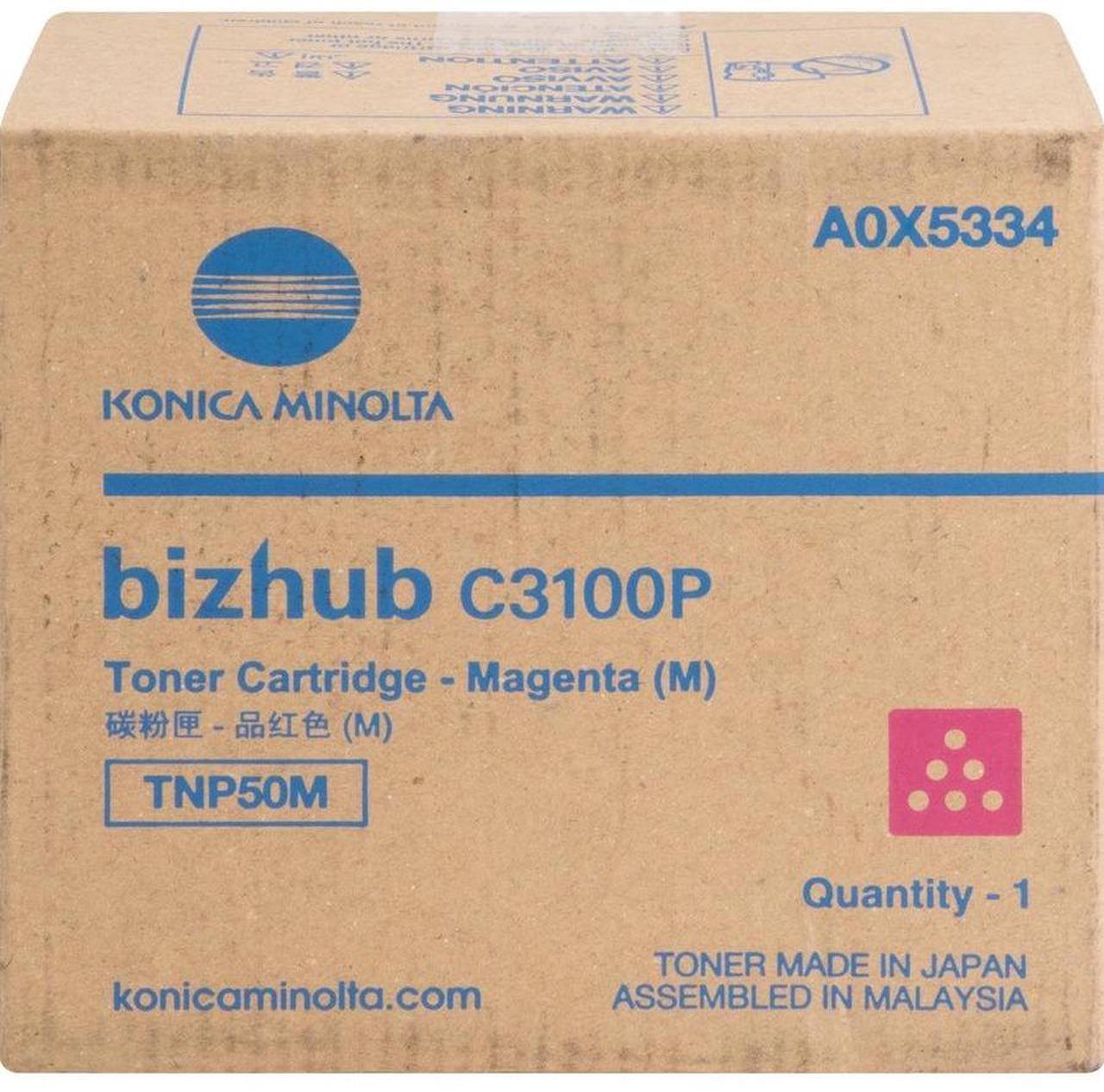 Main image of KONICA MINOLTA OEM Toner Cartridge, MAGENTA, yield 6,000 A0X5334