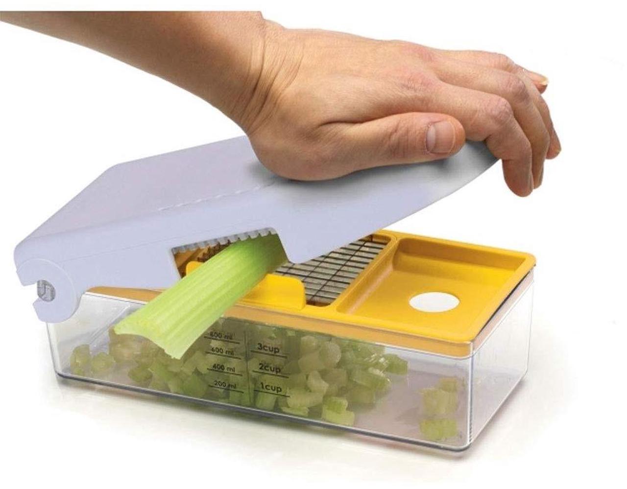 Alt view image 3 of 6 - Prepworks by Progressive Fruit and Vegetable Chopper,White