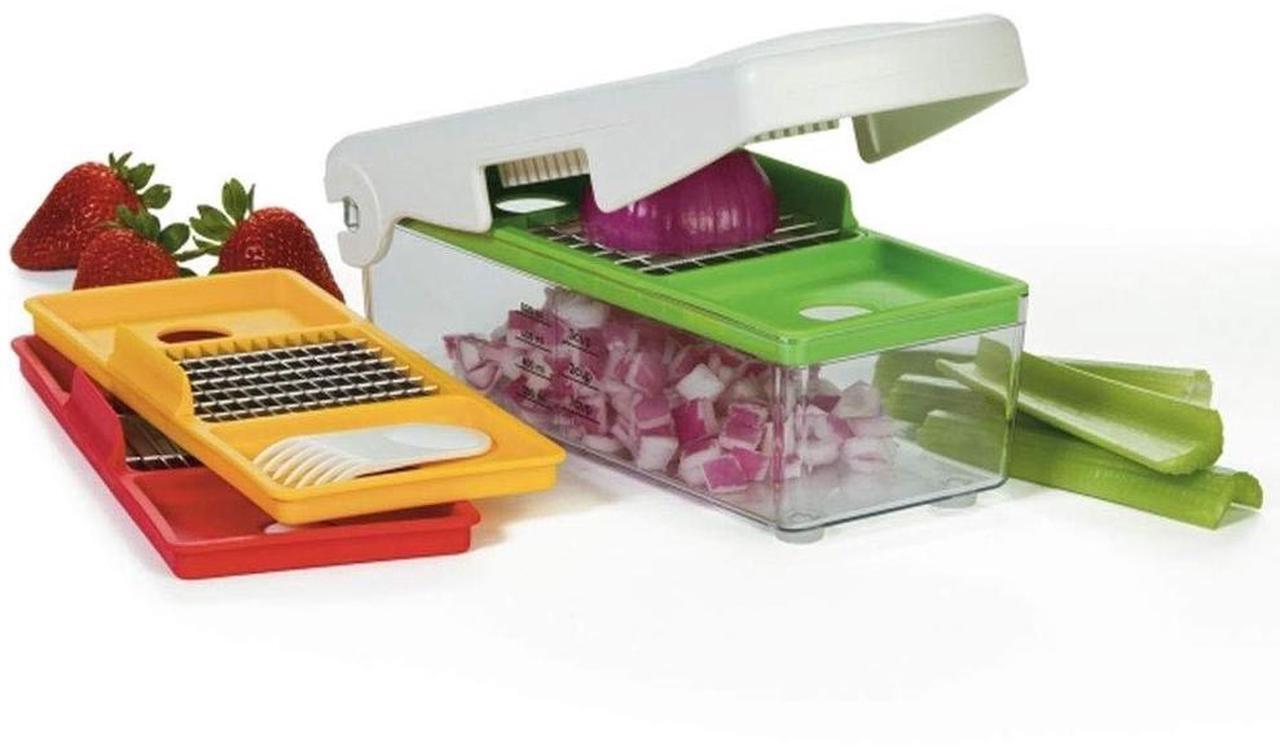 Alt view image 6 of 6 - Prepworks by Progressive Fruit and Vegetable Chopper,White