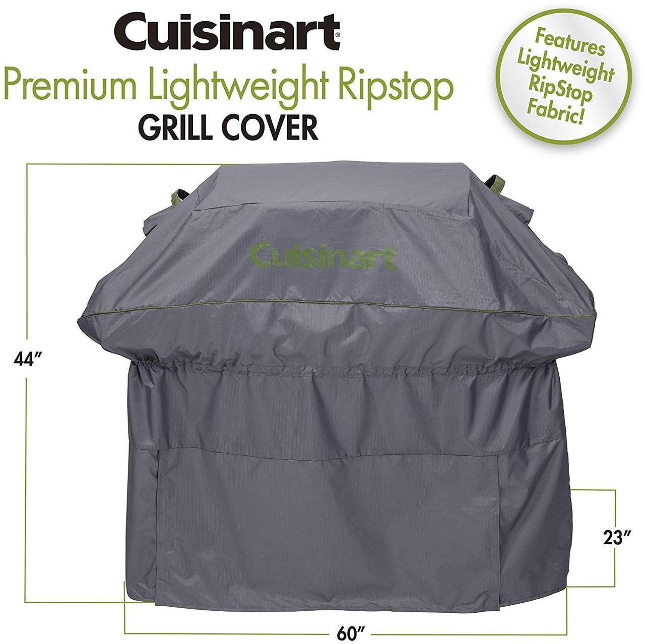 Alt view image 2 of 7 - Cuisinart CGC-810 Premium Lightweight Grill Cover, Cover-60, Grey