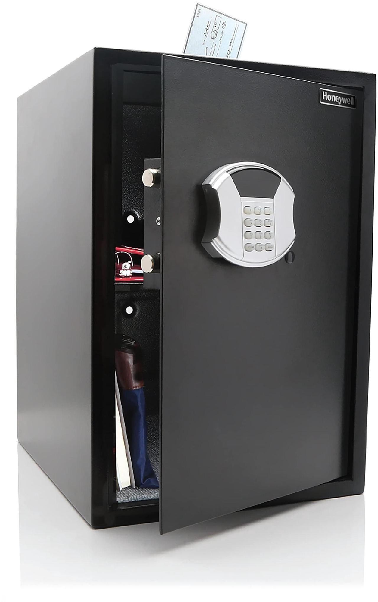 Alt view image 6 of 6 - Digital Steel Security Safe with Drop Slot 15 x 7.8 x 22 2.87 cu ft Black 5107S