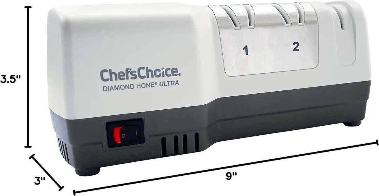 Alt view image 4 of 7 - Chef'sChoice Hybrid Diamond Abrasives Knife Sharpener for 20-Degree Knives, G203