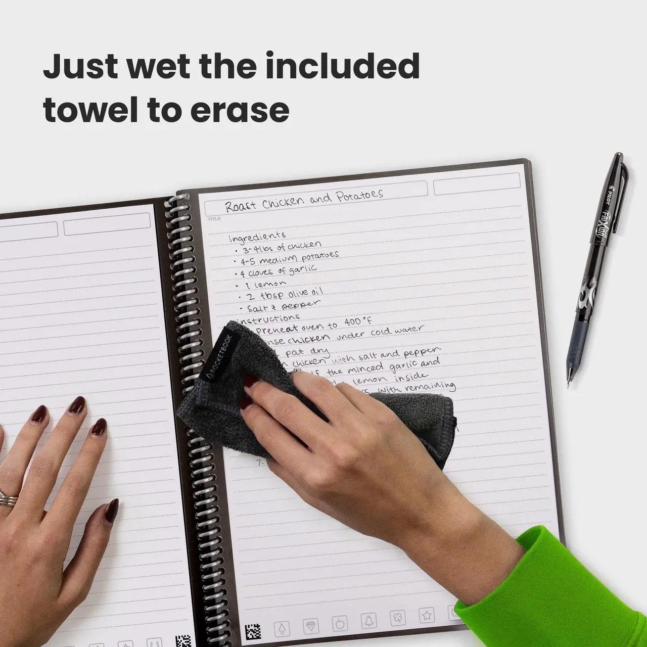 Alt view image 5 of 7 - Core Smart Notebook College Rule Infinity Black Cover 18 8.8x6 Sheets EVR2ERCAFR