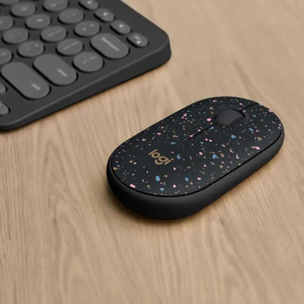 Alt view image 5 of 13 - Logitech M340 Wireless Ambidextrous Mouse w/Silent Clicks, Speckles 910-007281