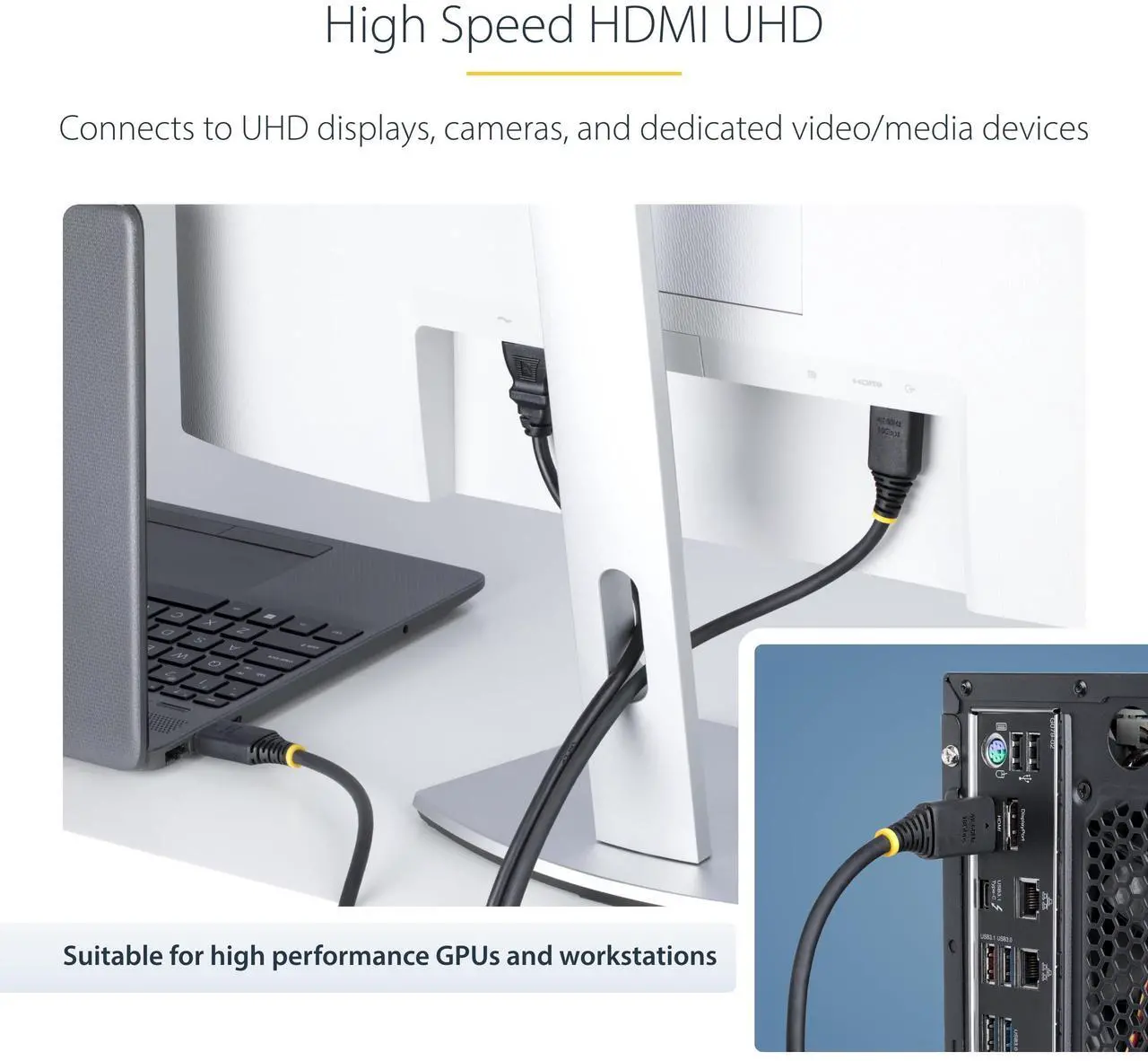 Alt view image 5 of 6 - StarTech 30ft Active High Speed HDMI Cable 2.0 Cord HDMI2-CABLE-4K60-30F
