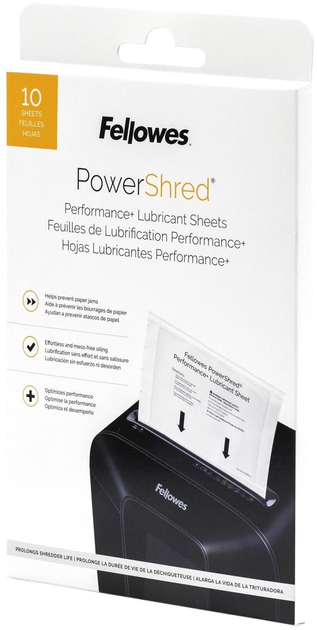 Alt view image 2 of 7 - Powershred Performance+ Lubricant Sheets 8.5 x 6 10/Pack 4015501