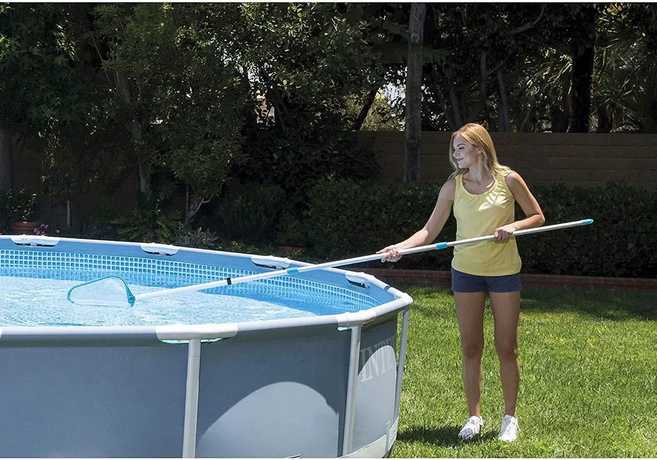 Alt view image 6 of 7 - Intex Cleaning Maintenance Pool Kit with Vacuum, Pole for Above Ground Pools