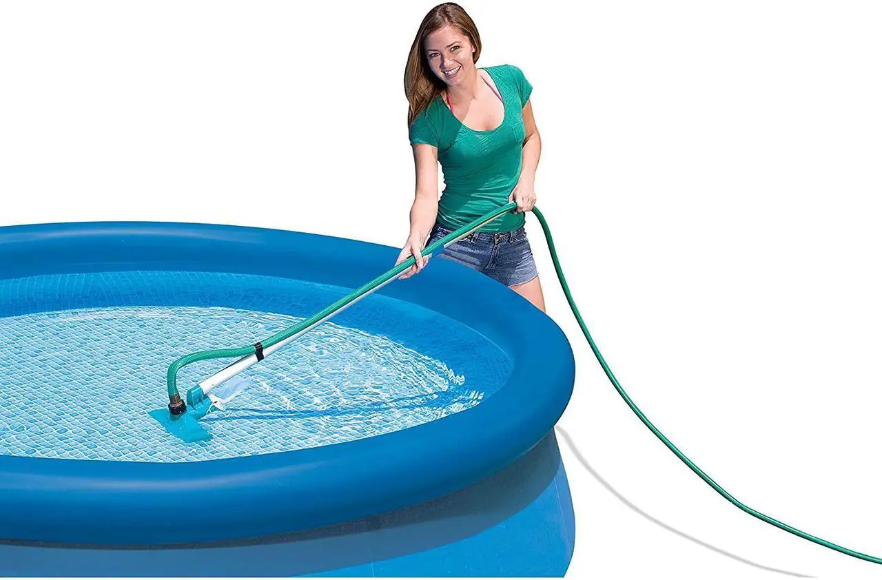 Alt view image 7 of 7 - Intex Cleaning Maintenance Pool Kit with Vacuum, Pole for Above Ground Pools