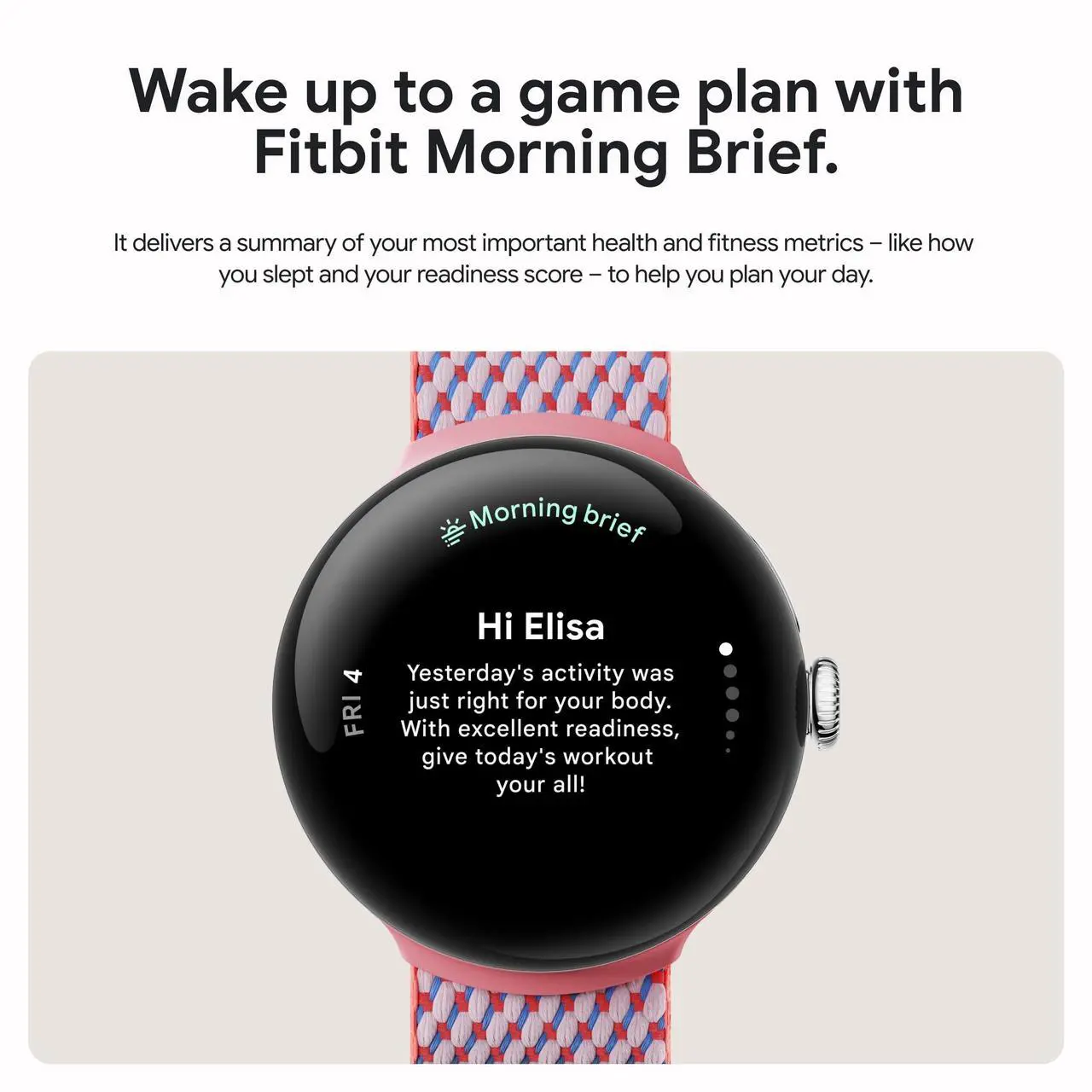 Alt view image 7 of 7 - Google Pixel Watch 3 45mm Smartwatch, Heart Rate Tracking, Porcelain Band